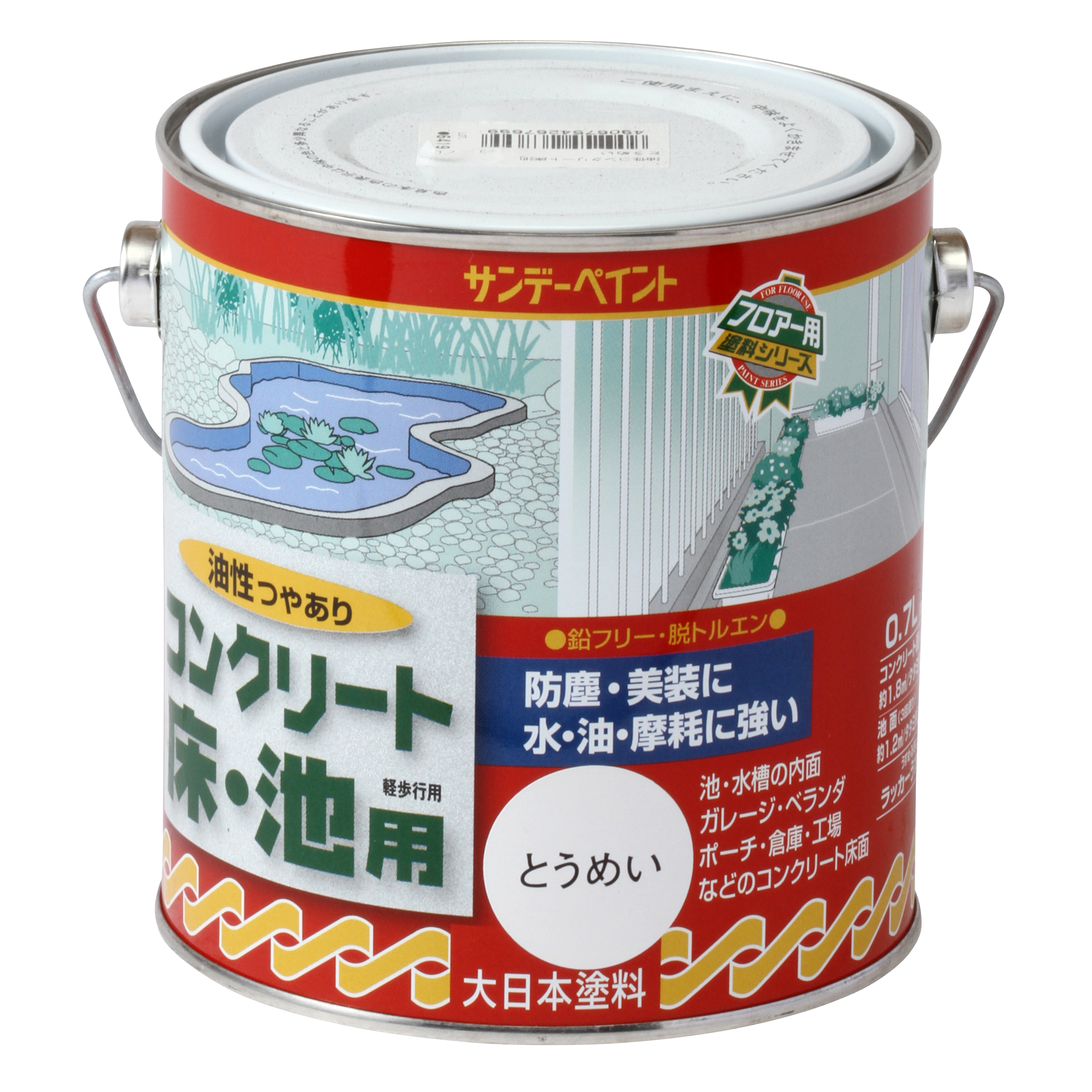 最大12%OFFクーポン サンデーペイント 油性コンクリートフロア用 ７ｋｇ 若竹色 1缶 (267606) その他  DIAMONSINTERNATIONAL