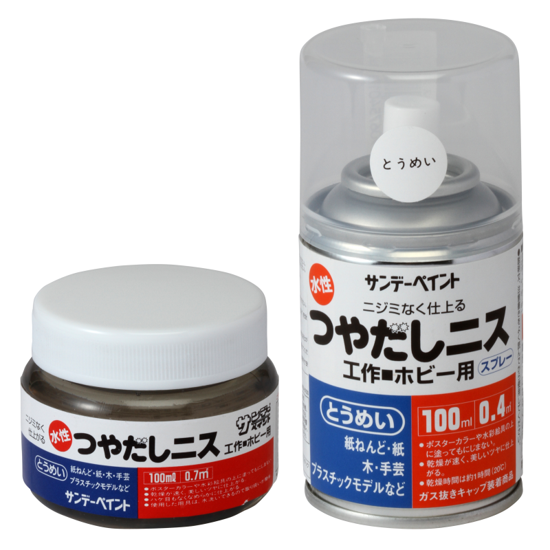 水性つやだしニス ニス類